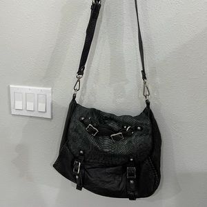 Treesje Cross Body Genuine Leather Handbag